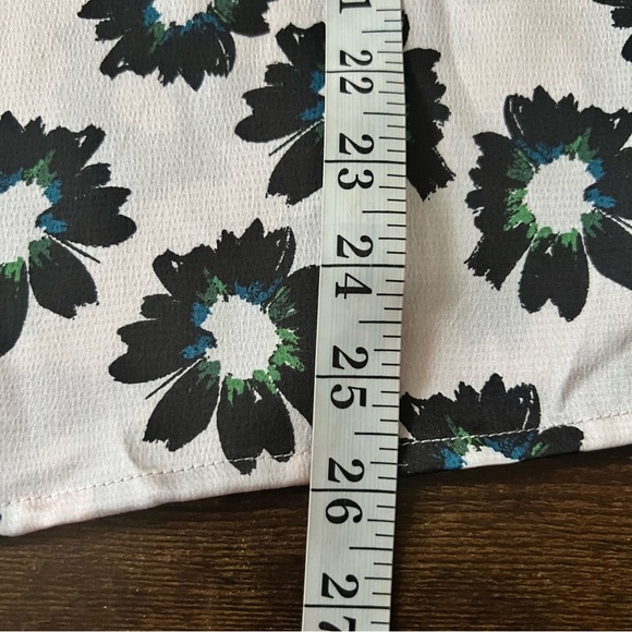 Ted Baker Floral Print Women's Top Black Pink Size Small Blouse Lightweight - Picture 3 of 7